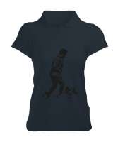 Atatürk,Türkiye. Füme Kadın Polo Yaka Tişört - Tisho