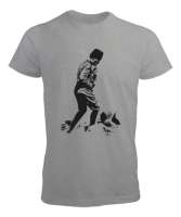 Atatürk,Türkiye. Gri Erkek Tişört - Tisho