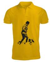 Atatürk,Türkiye. Sarı Erkek Kısa Kol Polo Yaka - Tisho