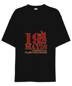 ATATÜRKÜ ANMA GENÇLİK VE SPOR BAYRAMI Oversize Unisex Tişört - Tisho