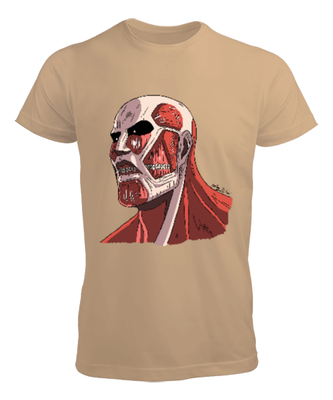 Tisho - Attack on Titan Tasarım Baskılı Erkek Tişört