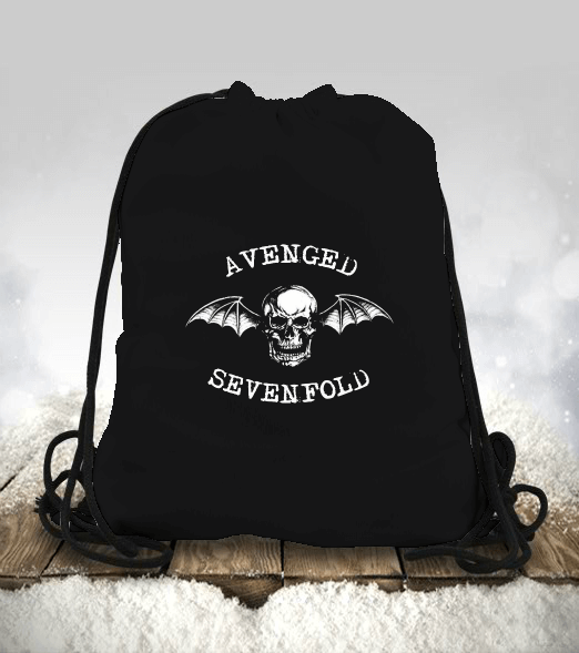 Tisho - Avenged Sevenfold Büzgülü spor çanta
