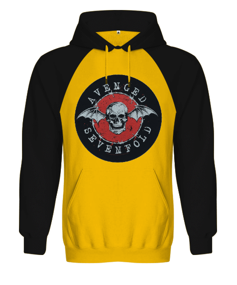 Tisho - Avenged Sevenfold Orjinal Reglan Hoodie Unisex Sweatshirt