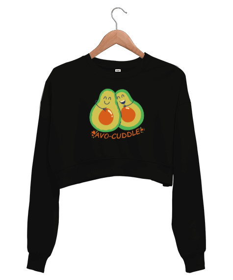 Tisho - Avocado Kadın Crop Sweatshirt