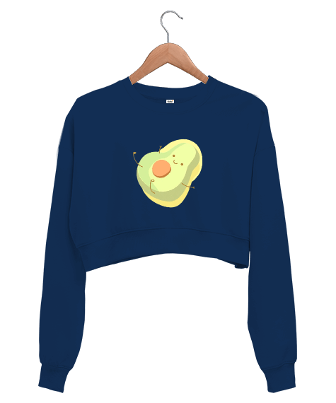 Tisho - AVOKADO Kadın Crop Sweatshirt