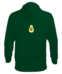 Avokado Logolu Erkek Kapüşonlu Hoodie Sweatshirt - Thumbnail