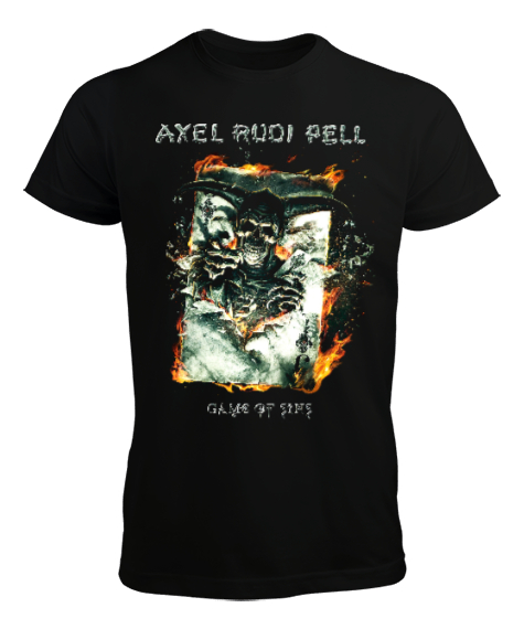 Axel Rudi Pell Siyah Erkek Tişört