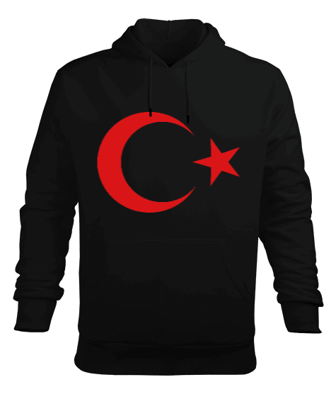 Tisho - ay yıldız erkek kapüşonlu hoodie sweatshirt Erkek Kapüşonlu Hoodie Sweatshirt