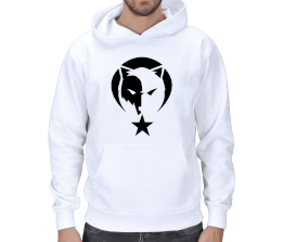 Ay Yıldız Kurt Erkek Kapşonlu - Tisho