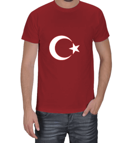 AY YILDIZLI tişört Erkek Tişört - Tisho