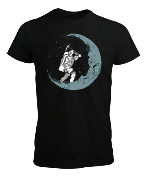 Ayı Kazmalayan Astronot Erkek Tişört