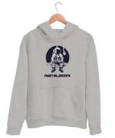 Ayın Elemanı - Astronot v2 Gri Unisex Kapşonlu Sweatshirt - Tisho