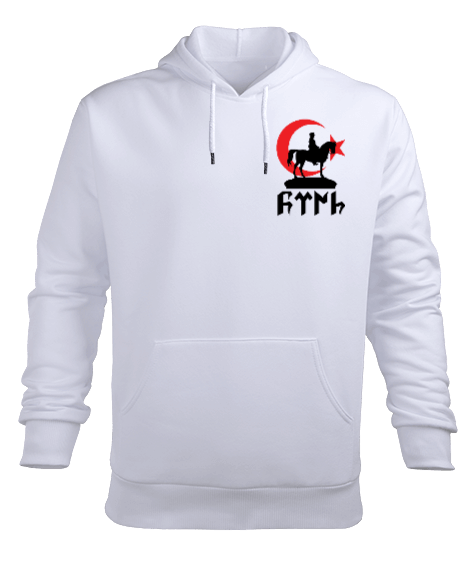 Tisho - Aynh yazılı Erkek Kapüşonlu Hoodie Sweatshirt