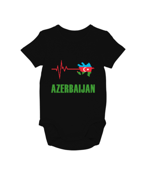 Tisho - Azerbaycan,Azerbaijan,Azerbaycan Bayrağı,Azerbaycan haritası. Siyah Bebek Zıbını