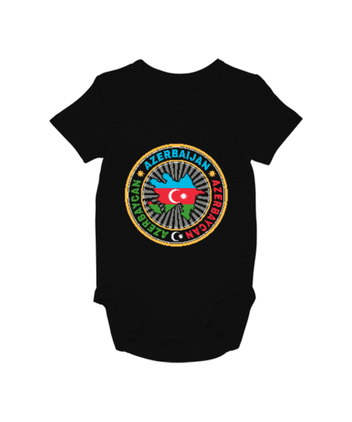 Tisho - Azerbaycan,Azerbaycan ve Türkiye,Azerbaycan Bayrağı,Türkiye Bayrağı. Bebek Zıbını