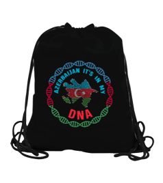 Azerbaycan,Azerbaycan ve Türkiye,Azerbaycan Bayrağı,Türkiye Bayrağı. Büzgülü Spor Çanta - Tisho