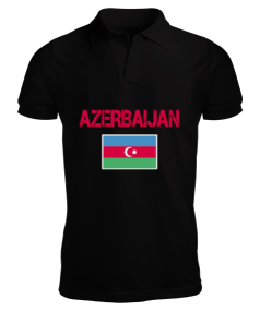Azerbaycan,Azerbaycan ve Türkiye,Azerbaycan Bayrağı,Türkiye Bayrağı. Erkek Kısa Kol Polo Yaka - Tisho