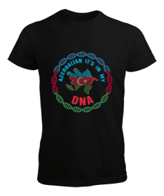 Azerbaycan,Azerbaycan ve Türkiye,Azerbaycan Bayrağı,Türkiye Bayrağı. Erkek Tişört - Tisho