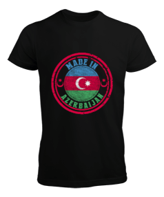 Azerbaycan,Azerbaycan ve Türkiye,Azerbaycan Bayrağı,Türkiye Bayrağı. Erkek Tişört - Tisho