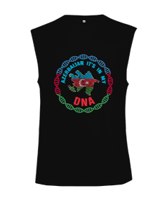 Azerbaycan,Azerbaycan ve Türkiye,Azerbaycan Bayrağı,Türkiye Bayrağı. Kesik Kol Unisex Tişört - Tisho