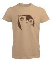 Baba Ayı ve Yavrusu Camel Erkek Tişört - Tisho