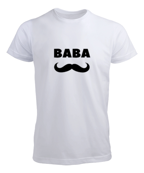 Tisho - Baba - Babalar gününe özel Beyaz Erkek Tişört