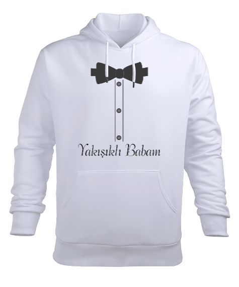 Tisho - baba tasarımı Erkek Kapüşonlu Hoodie Sweatshirt