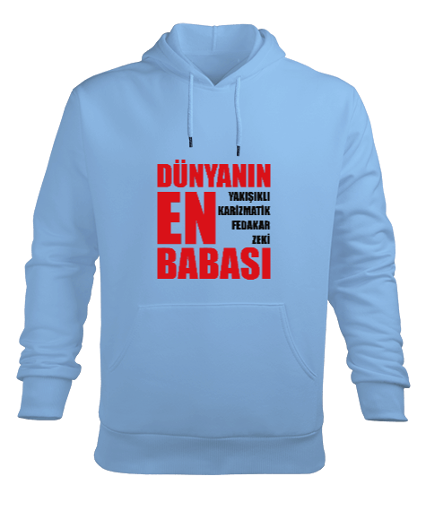 Tisho - Babalara Özel Erkek Kapüşonlu Hoodie Sweatshirt