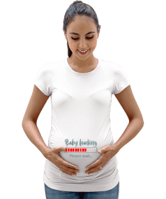 Baby Loading Kadın Hamile Tişört - Tisho