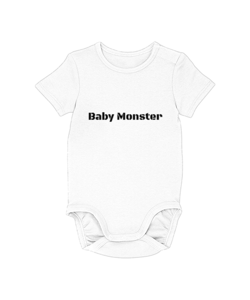 Tisho - Baby Monster Beyaz Bebek Zıbını