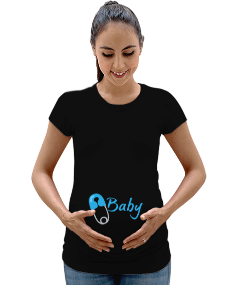 Tisho - Baby yazılı Kadın Hamile Tişört