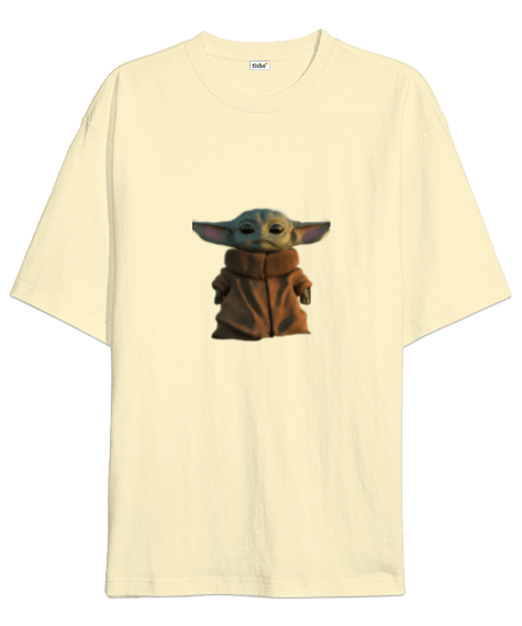 Tisho - Baby Yoda Oversize Unisex Tişört