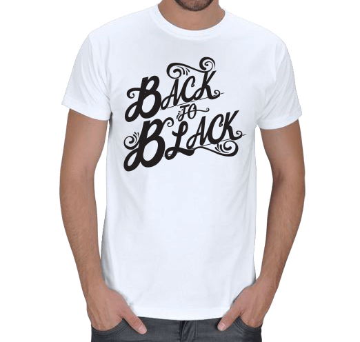 Tisho - Back To Black Erkek Tişört