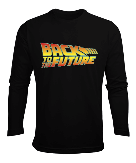 Tisho - Back to the Future Erkek Uzun Kol Yazlık Tişört