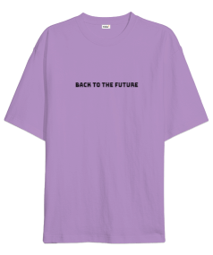 Back To The Future sevenlere özel Oversize Unisex Tişört - Thumbnail