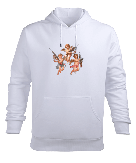 Tisho - Bad Angel Erkek Kapüşonlu Hoodie Sweatshirt