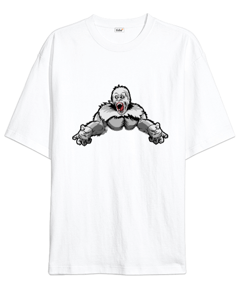 Tisho - Bağıran orangutan Oversize Unisex Tişört
