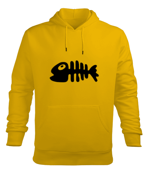 Tisho - Balık Erkek Kapüşonlu Hoodie Sweatshirt