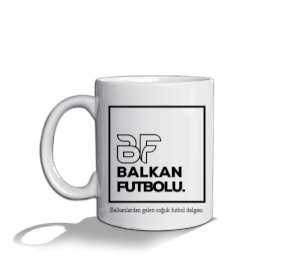 Balkan Futbolu Serisi Beyaz Kupa Bardak