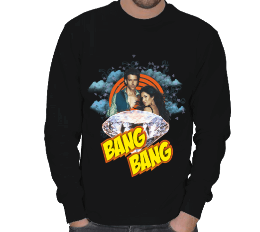 Tisho - Bang Bang Temalı ERKEK SWEATSHIRT