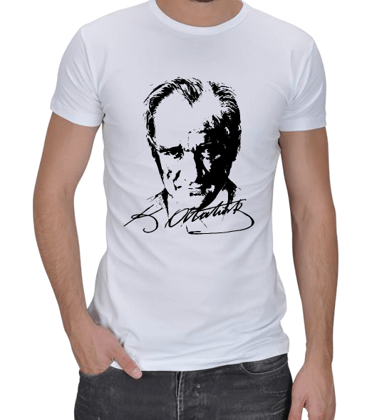 Tisho - Başbuğ Mareşal Gazi Mustafa Kemal Atatürk Erkek Regular Kesim Tişört