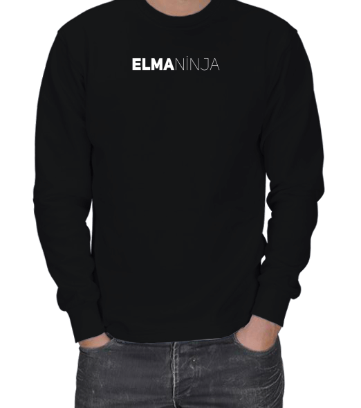 Tisho - Basic Elma Ninja ERKEK SWEATSHIRT