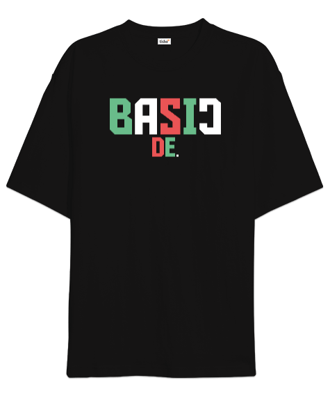 Tisho - Basic Fabric Oversize Unisex Tişört