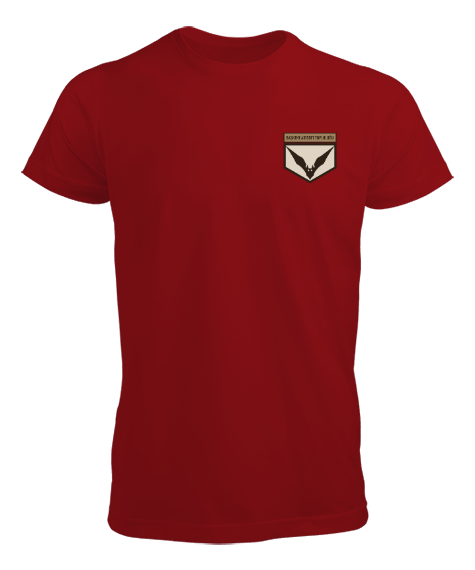 Tisho - Başkent Airsoft Topluluğu Dış Saha Kırmızı Erkek Tişört