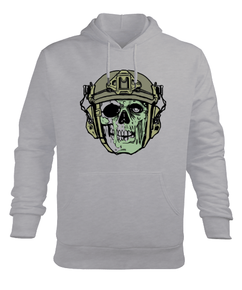 Tisho - Başkent Airsoft Topluluğu Erkek Kapüşonlu Hoodie Sweatshirt