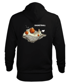 Basketball Erkek Kapüşonlu Hoodie Sweatshirt - Thumbnail