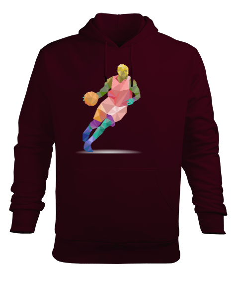 Tisho - Basketball Erkek Kapüşonlu Hoodie Sweatshirt