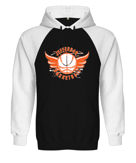 Tisho - basketball logolu polar Orjinal Reglan Hoodie Unisex Sweatshirt