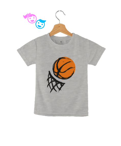 Tisho - Basketbol - Basket Gri Çocuk Unisex