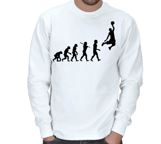 Tisho - Basketbol Evrim Tasarımlı Kışlık ERKEK SWEATSHIRT